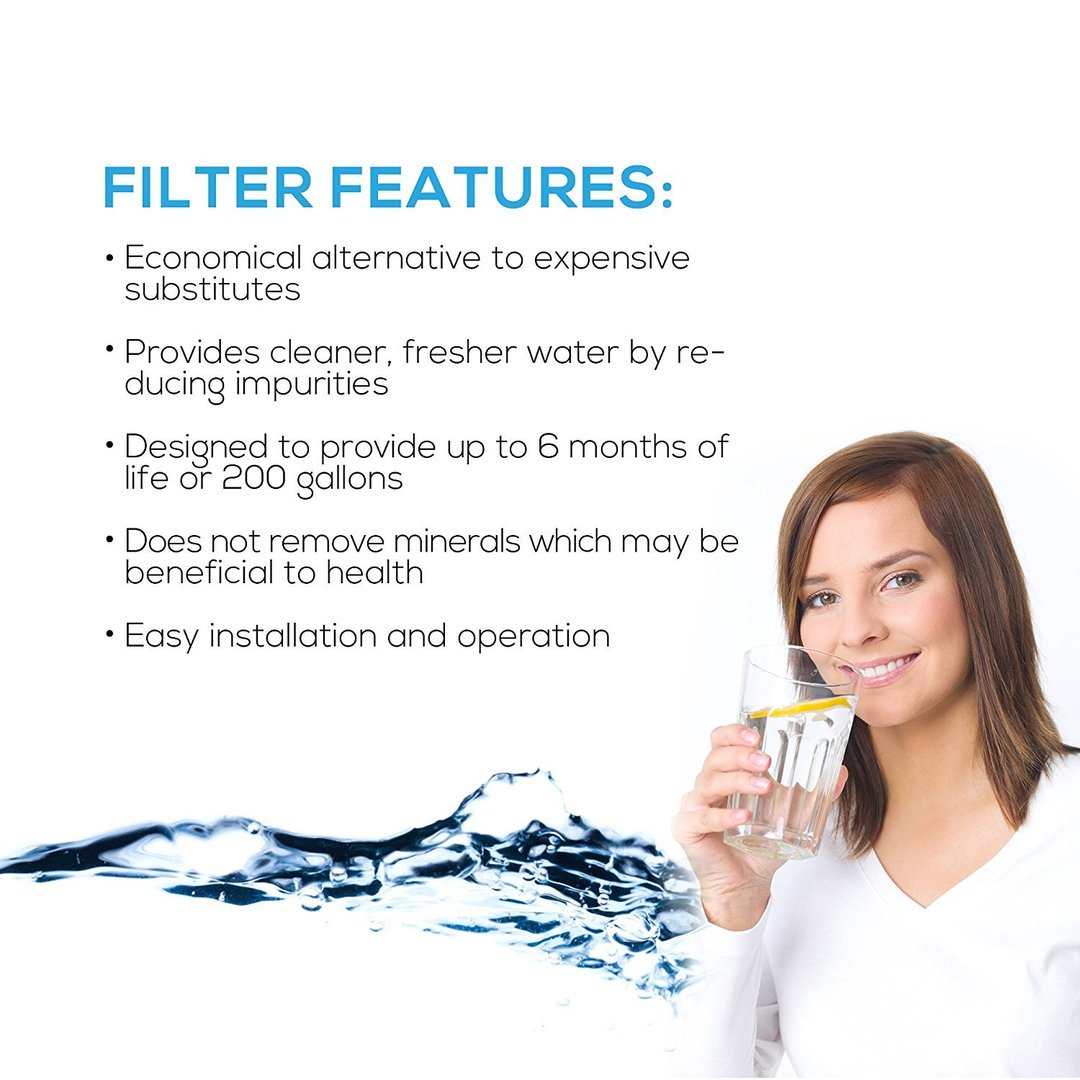 2 x Wasserfilter für Grundig SBS Kühlschränke wie BEKO 4874960100 4394650100 5699983