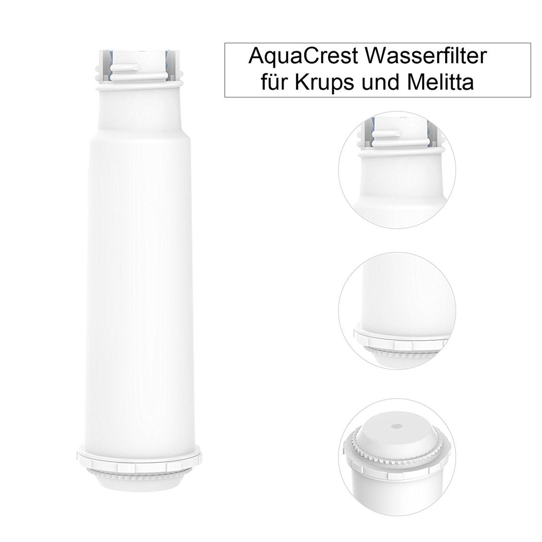 10 x Filterpatrone von AquaCrest für Melitta Kaffeevollautomat