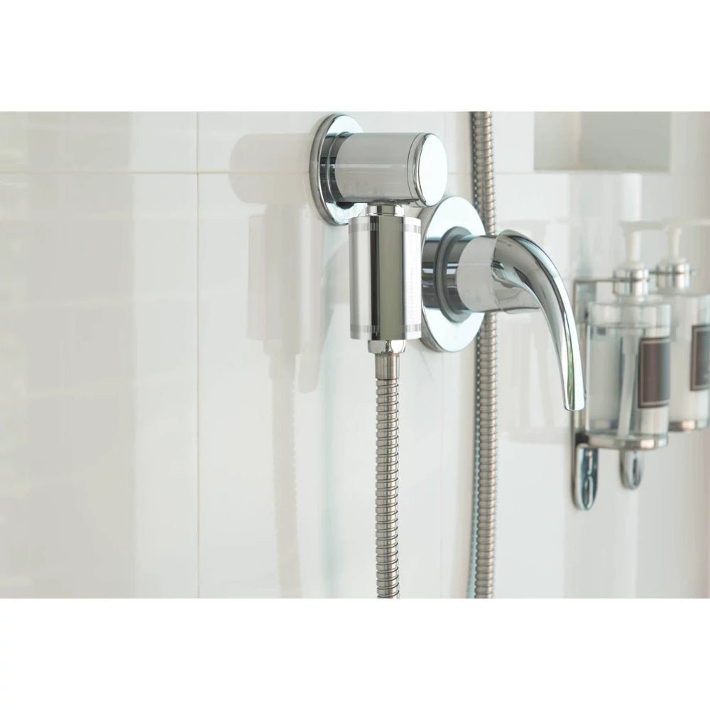2 x Duschfilter SMART Chlor mit Messing-Chromgehäuse und Doppelfilter