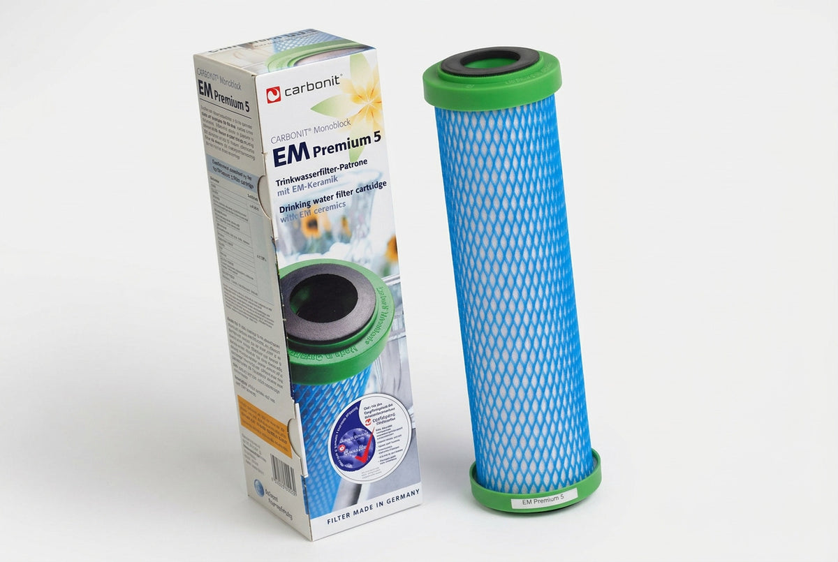Wasserfilter Carbonit EM Premium 5 für Sanuno Duo Vario Auftischfilter