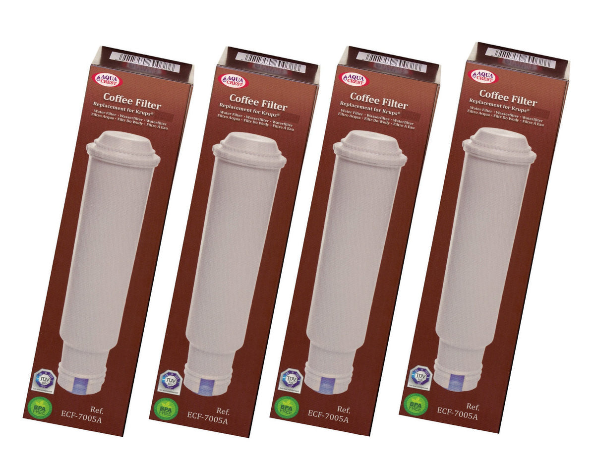 4 x Filterpatrone von AquaCrest für Melitta Kaffeevollautomat ECF-7005A - AQK-05