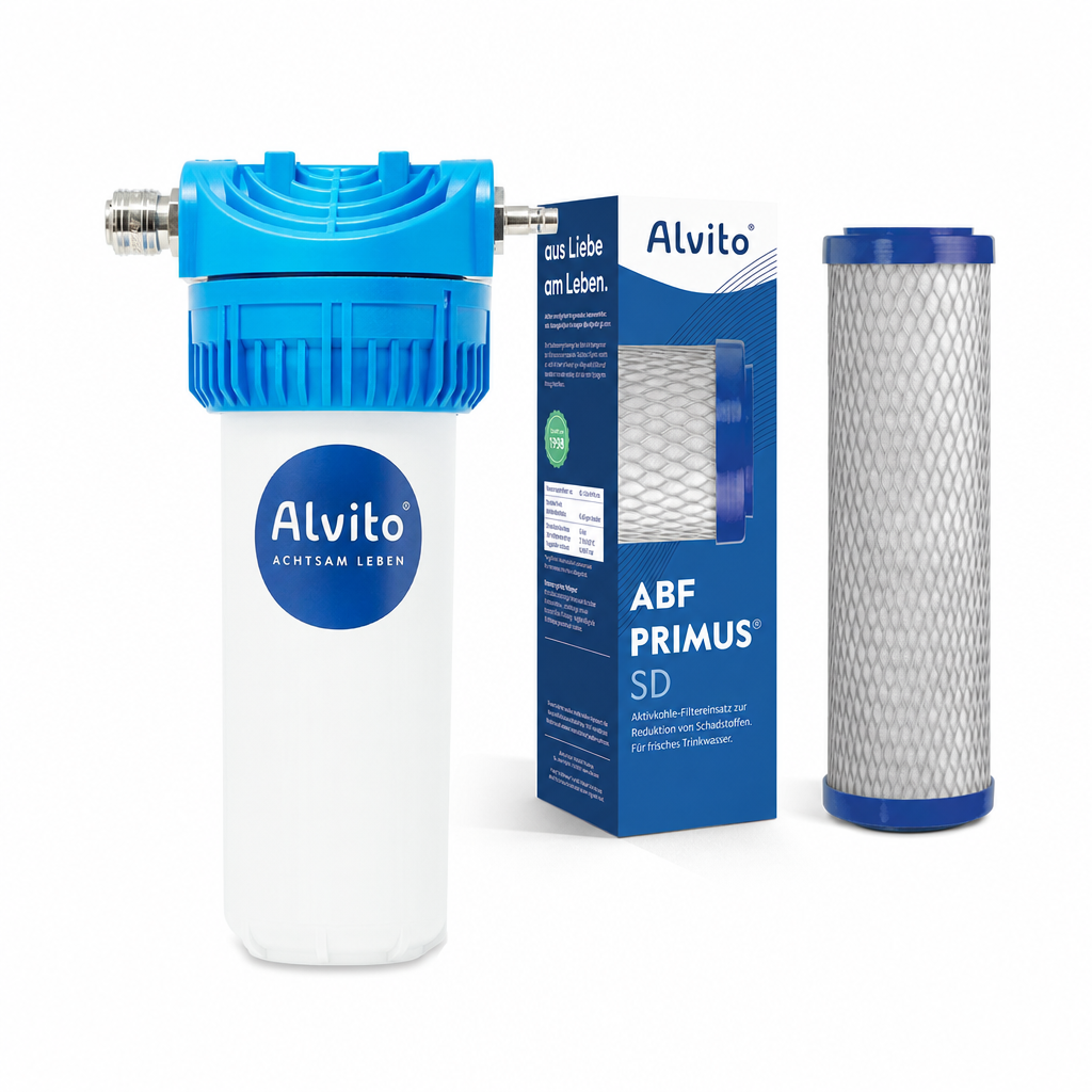 Alvito Einbaufilter Set Pure Secret | Einbaufilter 2.2 + Wasserfilter ABF Primus SD