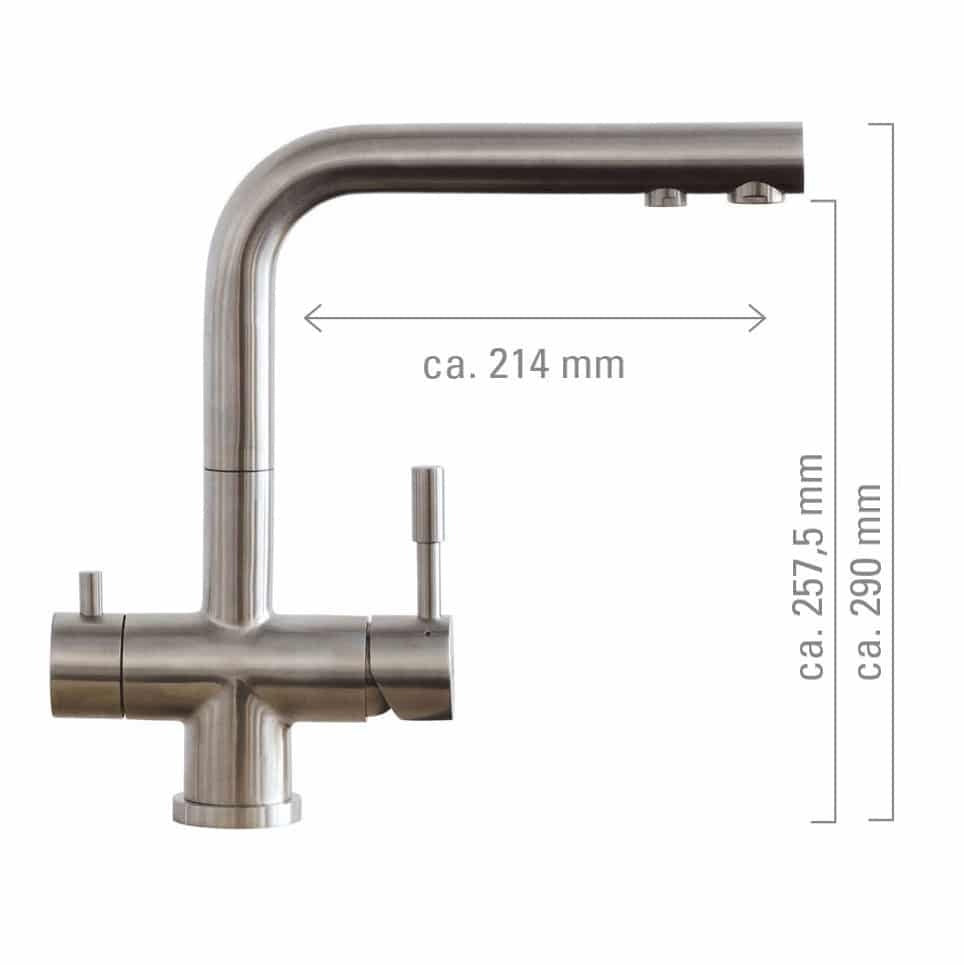 Alvito Armatur Florenz mit separatem Auslauf