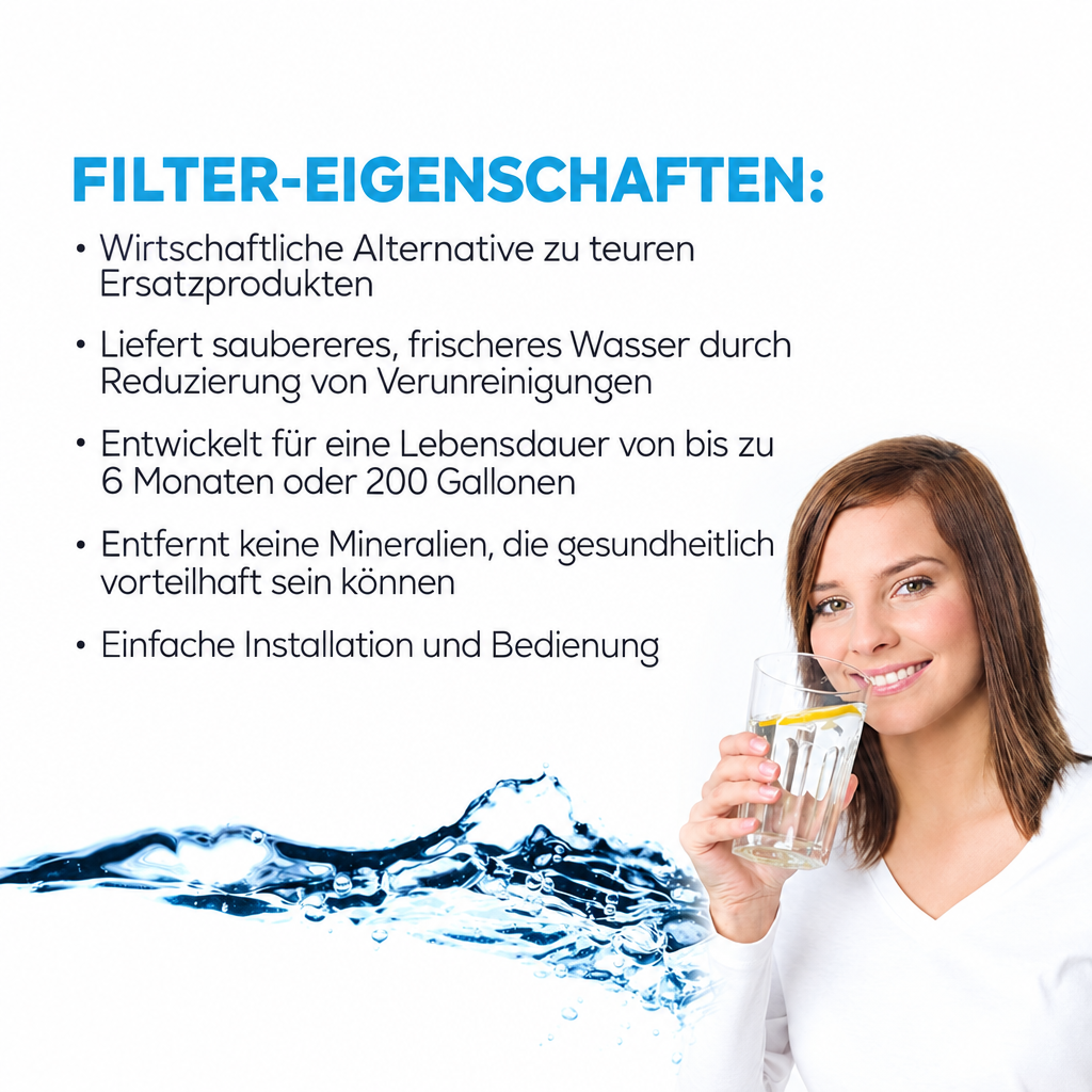 3 x Wasserfilter für BEKO wie 4874960100 4394650100 5699983