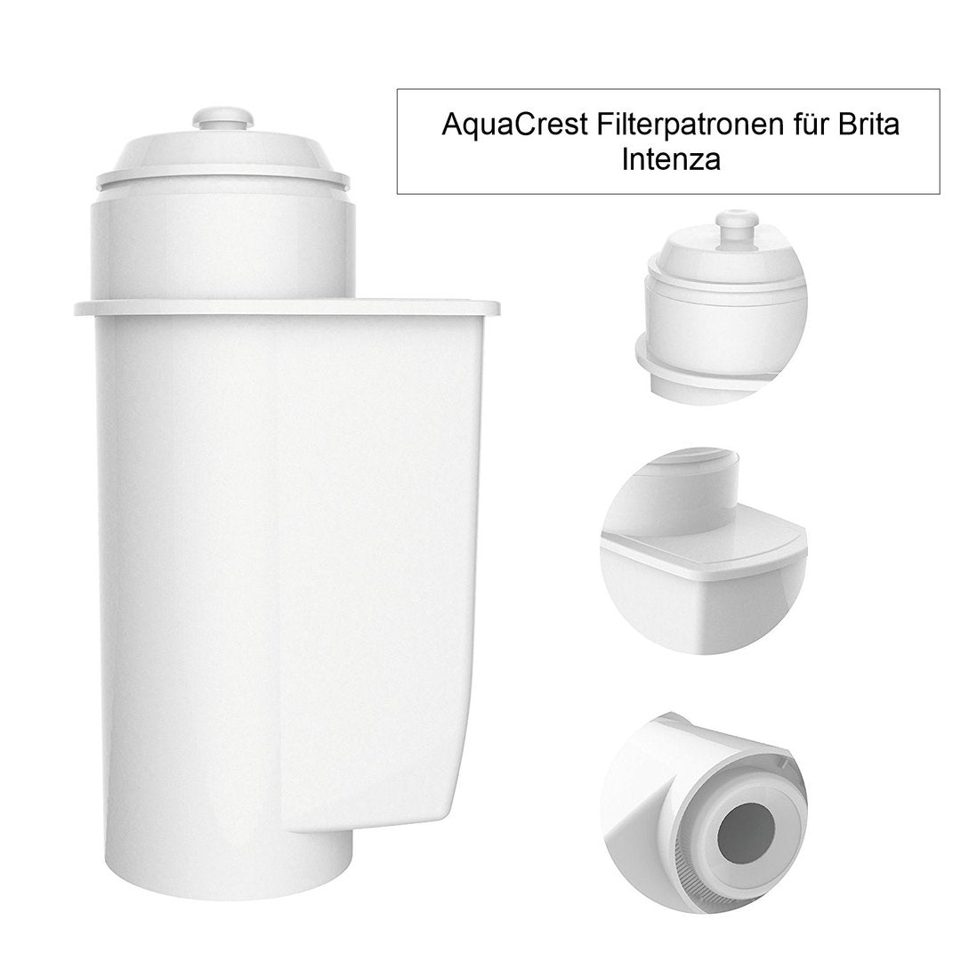 10 x Filterpatrone AQK-01 ersetzt Brita Intenza für Bosch Siemens Neff Gaggenau + 10 Tabs