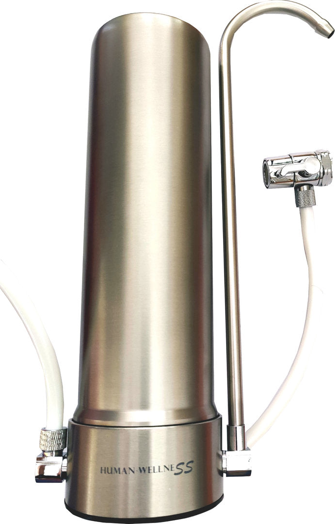 Auftischfilter HW-ATFS-02 aus Edelstahl mit Carbonit NFP Premium Wasserfilter