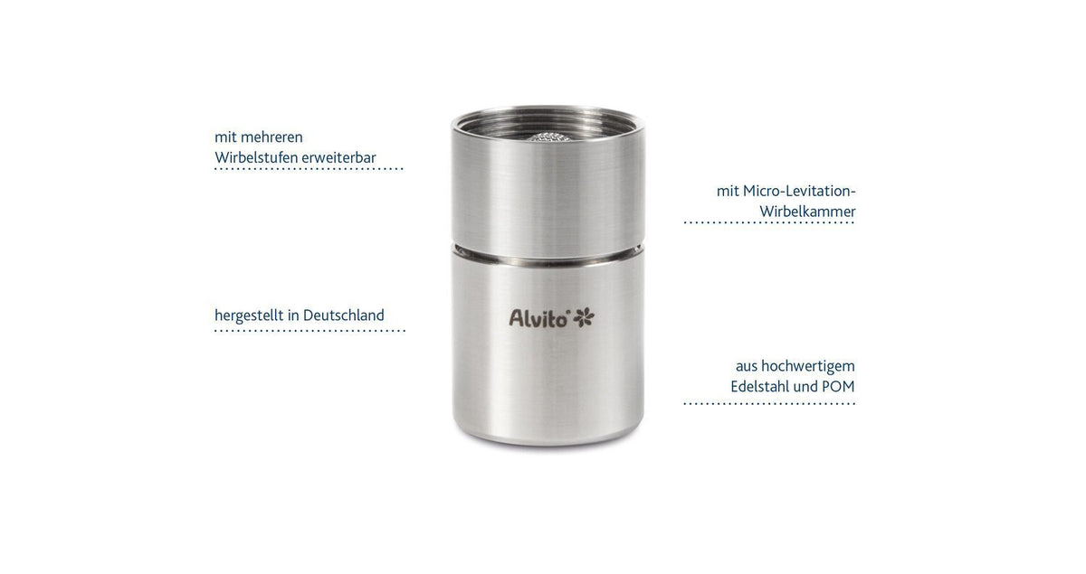 Alvito AquaNEVO Wasserwirbler Viva 2.8 - Wasserenergetisierung - M22x1 IG