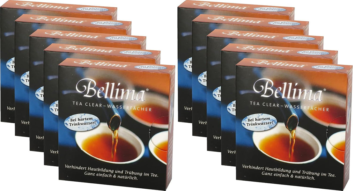 10 x Päckchen Bellima Tea Clear Wasserfächer gegen Hautbildung und Trübung im Tee Businesspack