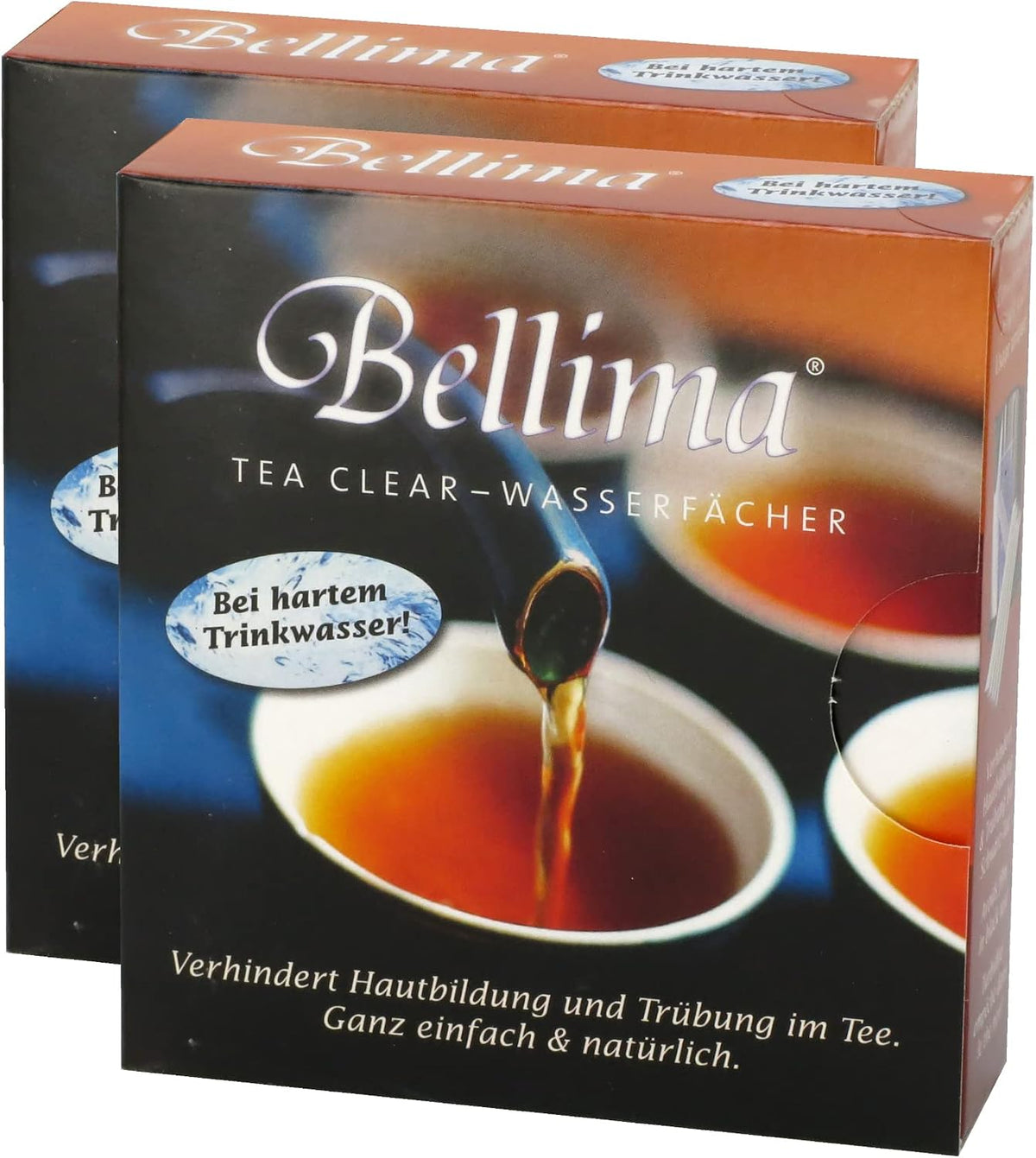 2 x Päckchen Bellima Tea Clear Wasserfächer gegen Hautbildung und Trübung im Tee