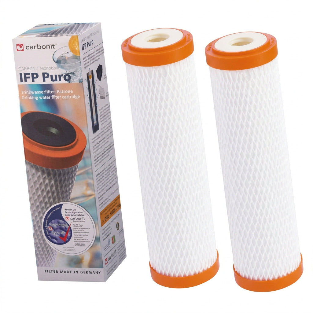 2 x Wasserfilter Carbonit IFP Puro für Sanuno Duo Vario Auftischfilter