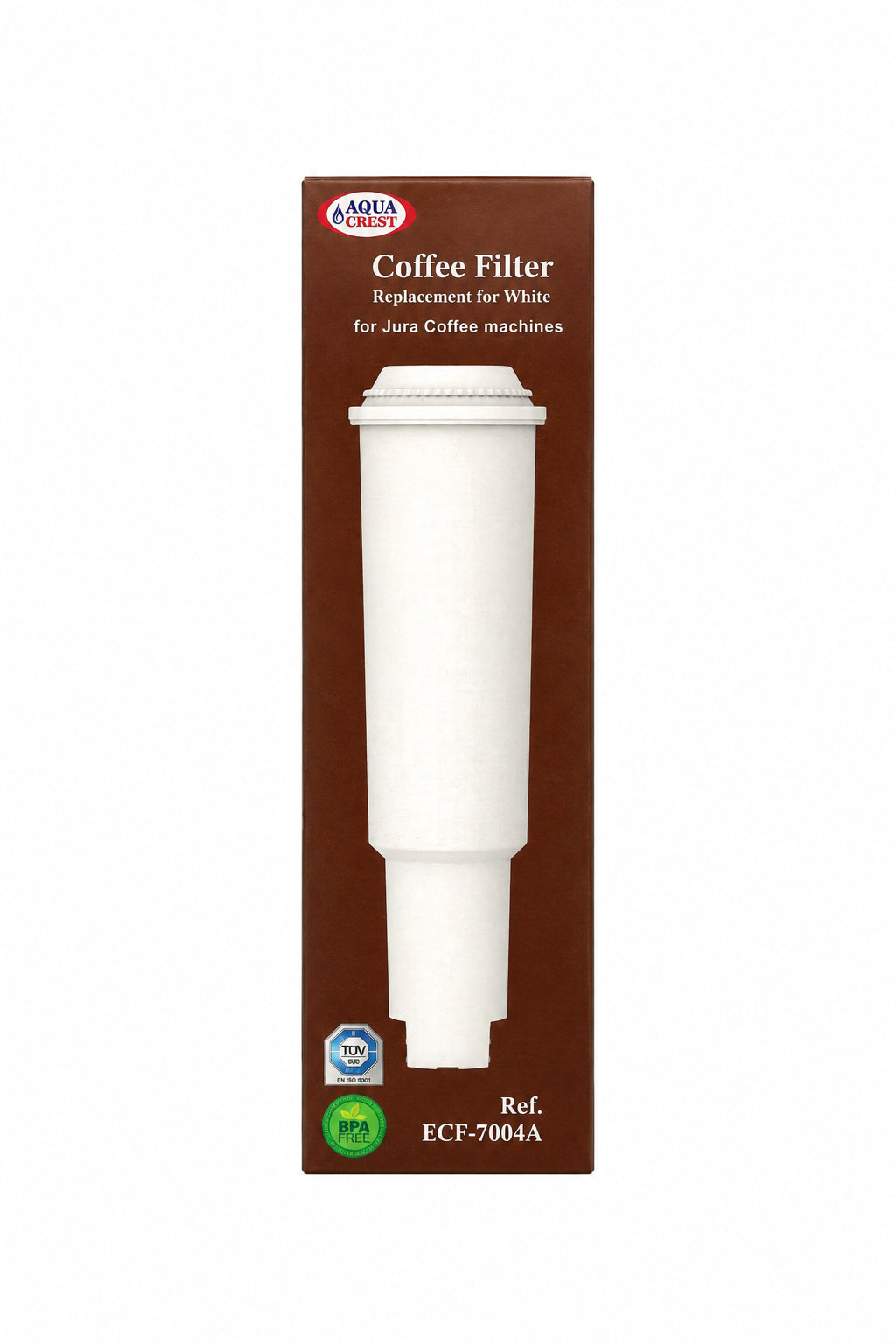 1 x Wasserfilter Aquacrest für Jura Impressa Kaffeevollautomat white