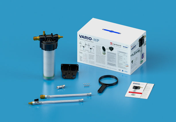 Untertischfilter Carbonit Vario-HP Küche komplett mit 1 x NFP Filter
