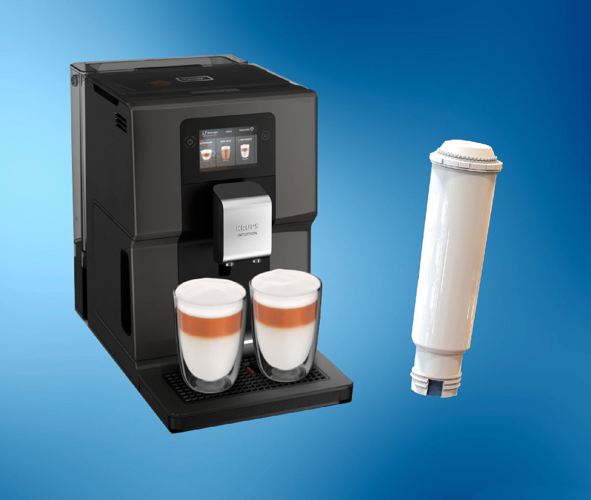 10 x Wasserfilter HW-005 Filterpatrone für Krups F088 Kaffeevollautomat Neuheit