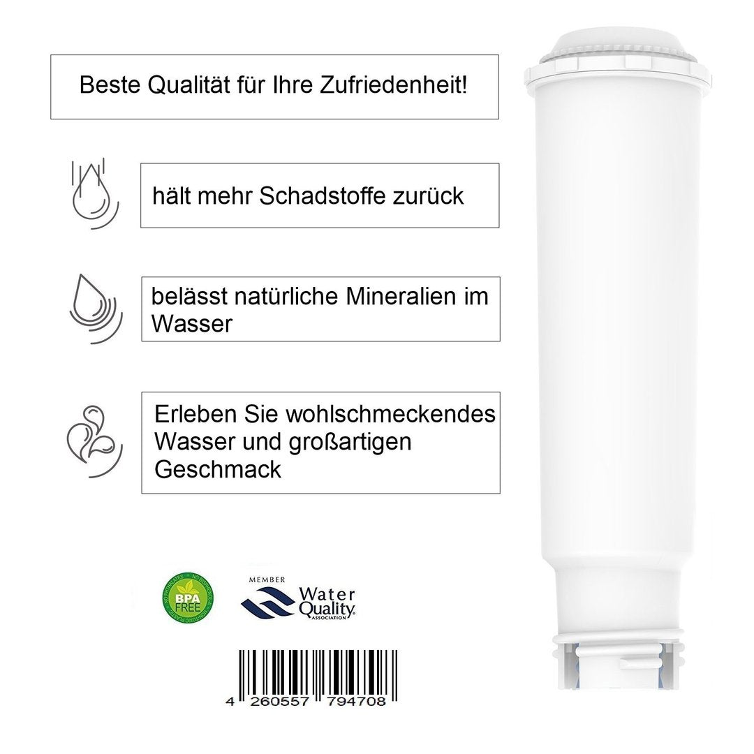 6 x Wasserfilter HW-005 Filterpatrone für Nivona Kaffeevollautomat Neuheit
