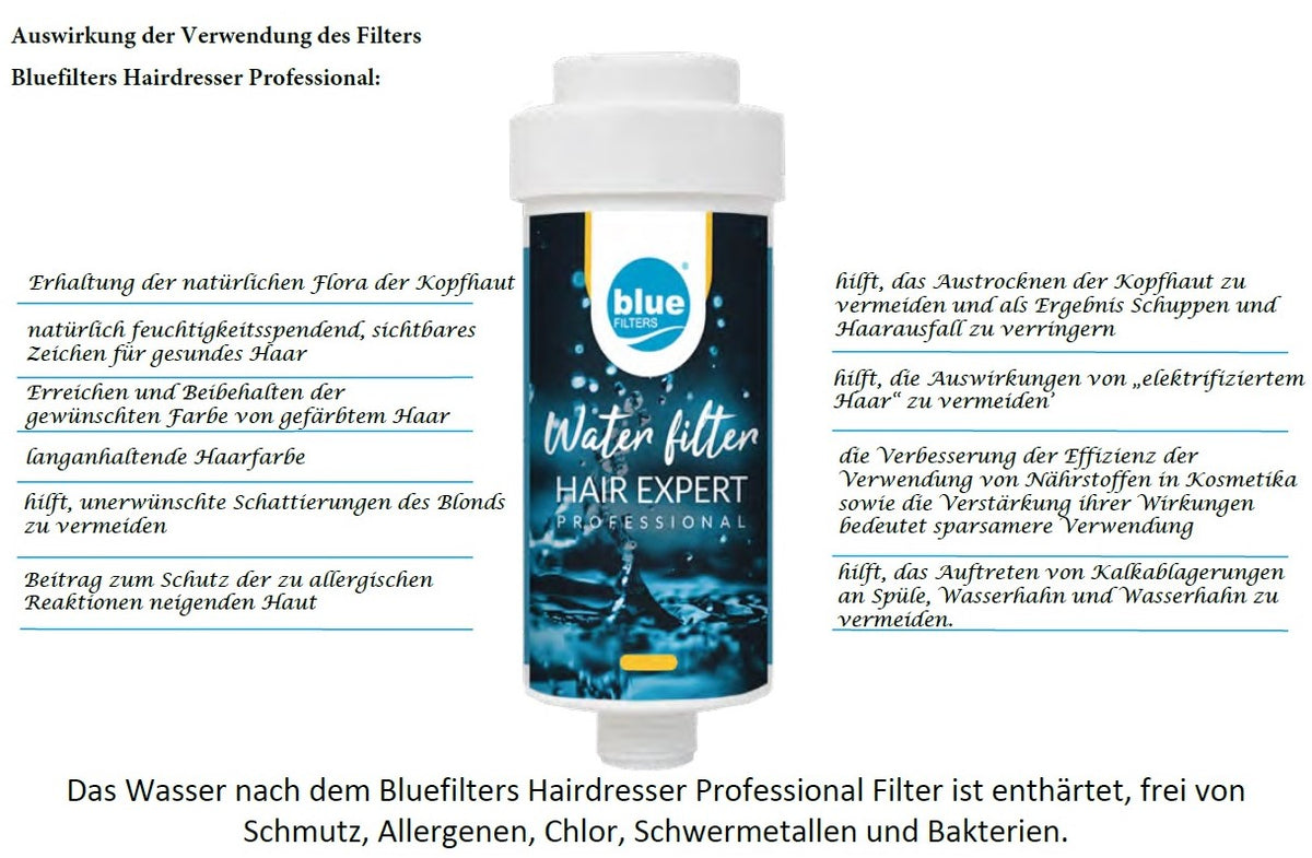 Duschfilter Hairdresser professionelle Anwendung und zu hause - Haarpflege und Haarschutz