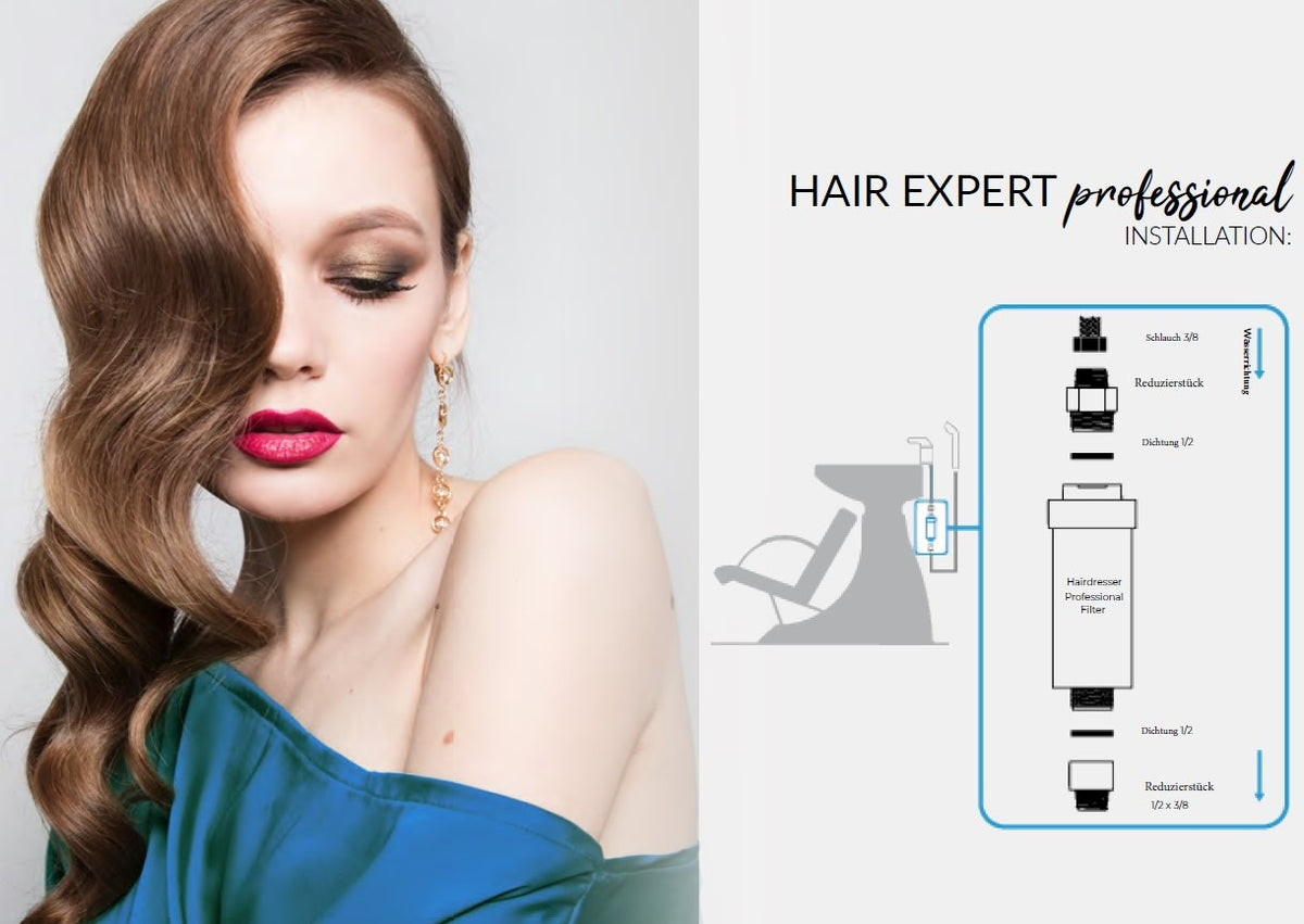 Duschfilter Hairdresser professionelle Anwendung und zu hause - Haarpflege und Haarschutz
