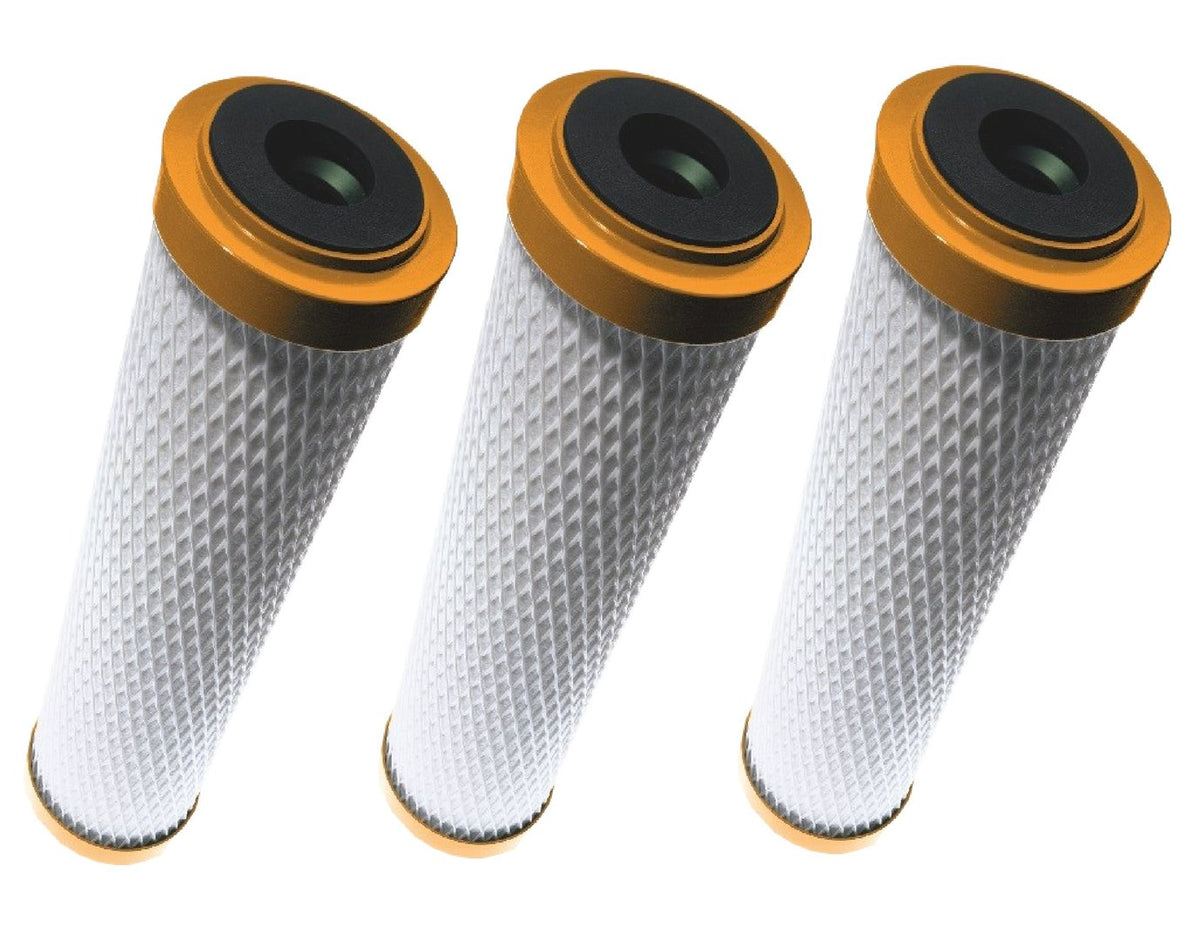 3 x Wasserfilter IFP Premium-9 von Carbonit für Sanuno Duo Vario Auftischfilter