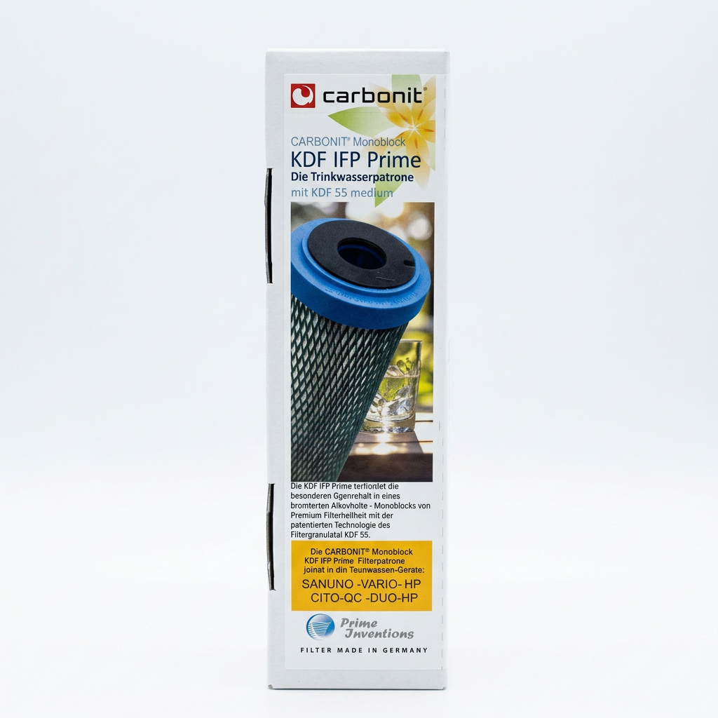 2 x Wasserfilter Carbonit KDF IFP Prime gegen Schwermetalle Blei Kupfer Eisen u.a.