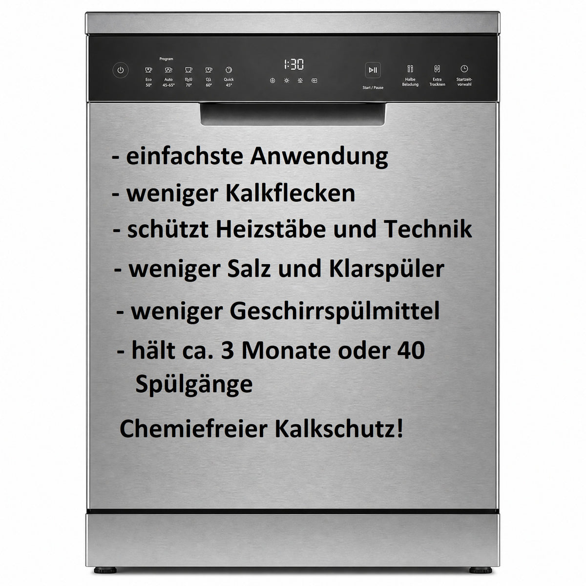 Kalko Innova für die Spülmaschine - biologischer Kalkschutz durch heterogene Katalyse