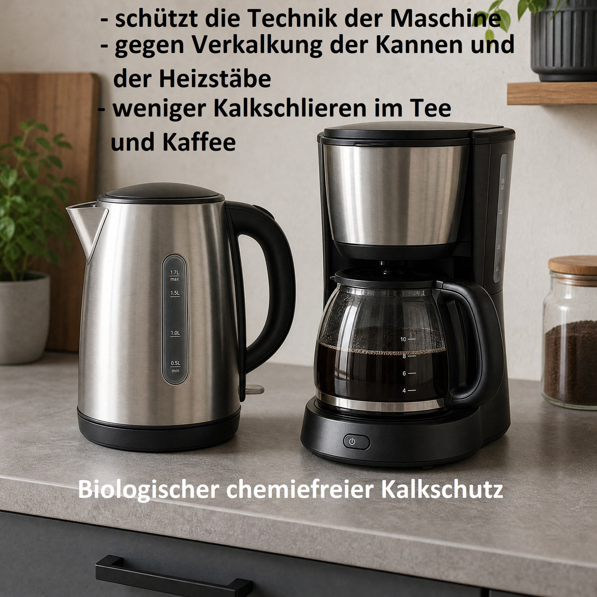 Kalko Innova Kaffeemaschine - biologischer Kalkschutz durch heterogene Katalyse