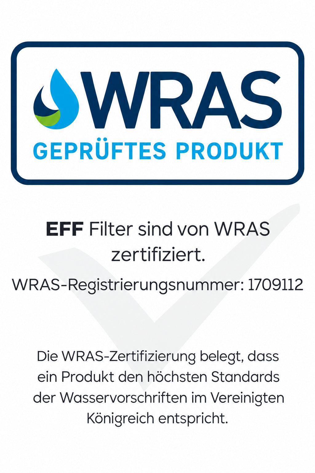 SET EcoAqua EFF-6002A Wasserfilter für Whirlpool Bauknecht SBS002 SBS003 + Geruchsfilter