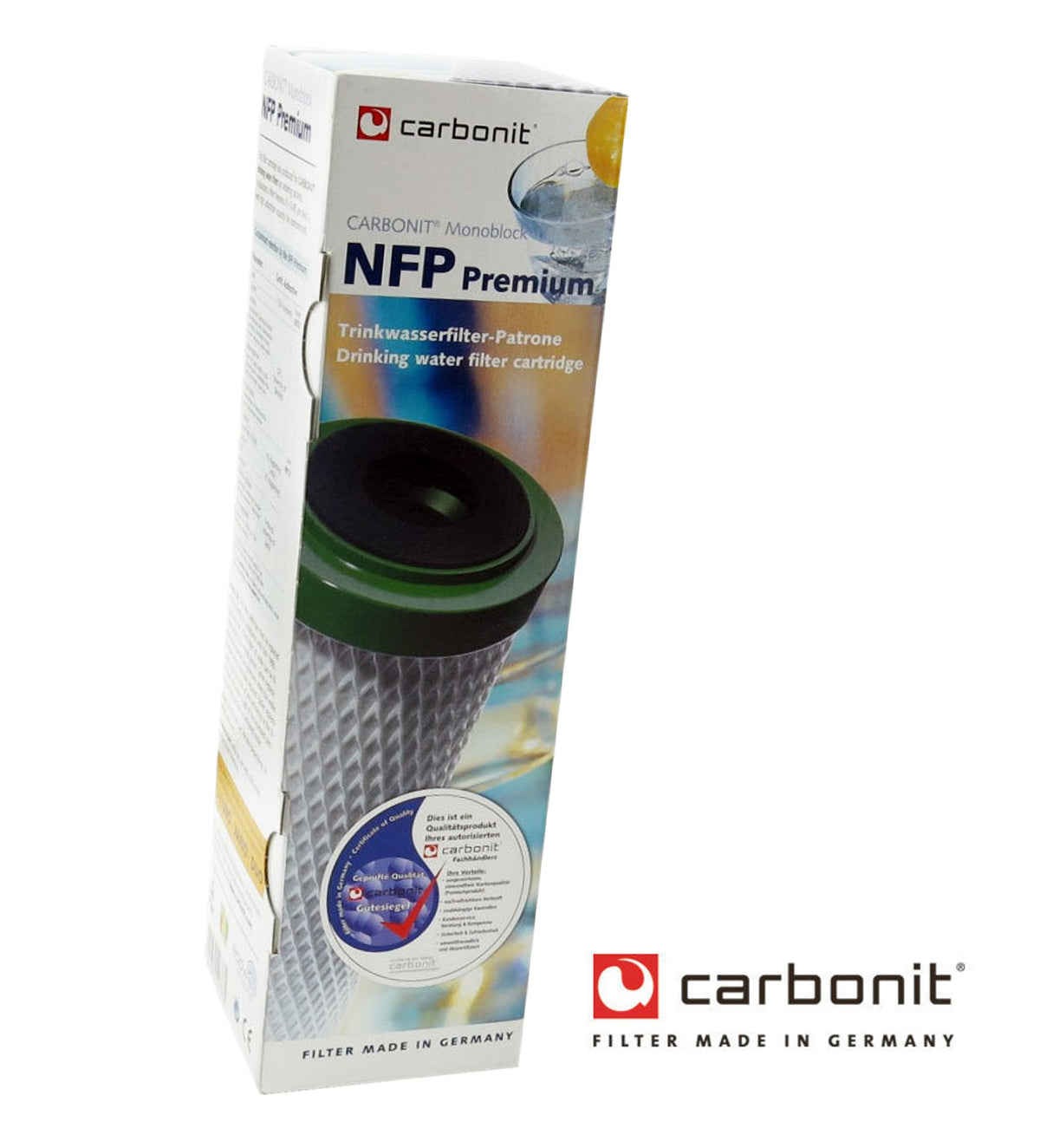 Wasserfilter NFP Premium Carbonit für Sanuno Duo Vario Auftischfilter