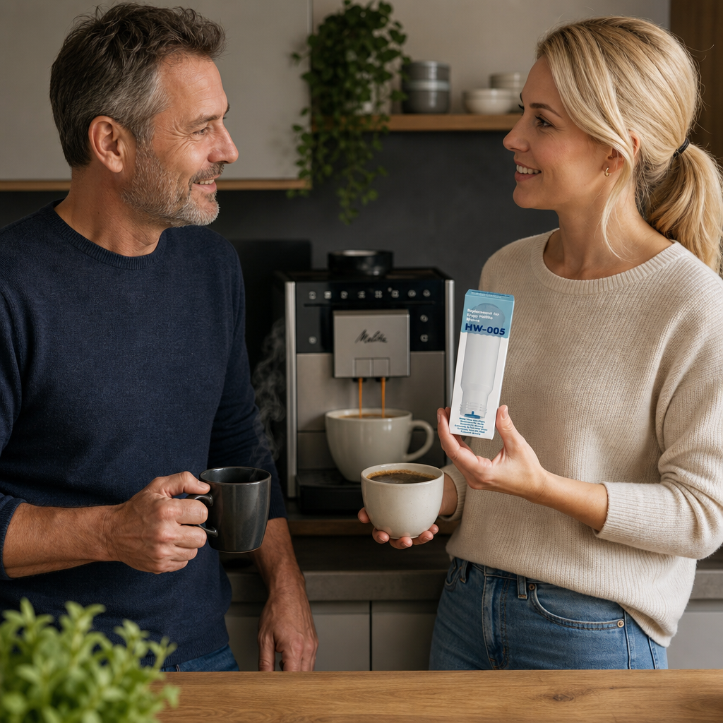 10 x Wasserfilter HW-005 Filterpatrone für Melitta Kaffeevollautomat Neuheit