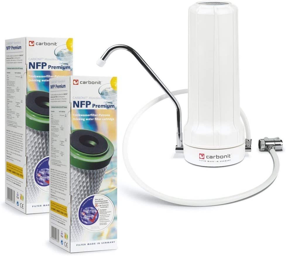 Sparset - Trinkwasserfilter Sanuno Carbonit Classic + extra NFP Premium Filterpatrone