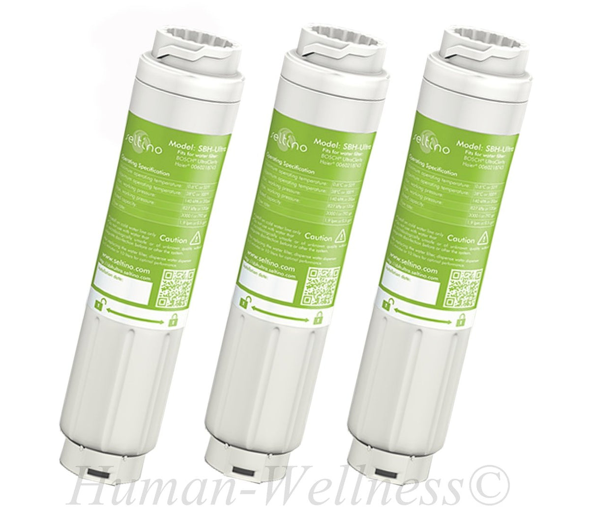 3 x SBH-Ultra Wasserfilter für Bosch Neff Siemens ersetzt Ultra Clarity Neuheit UV-steril
