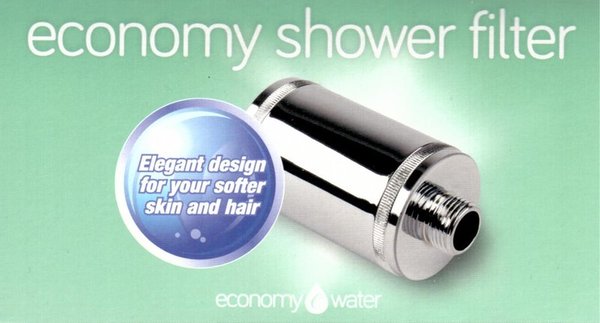 Neuheit: Hochwertiger Duschfilter mit Edelstahl-Chromgehäuse und Doppelfilter