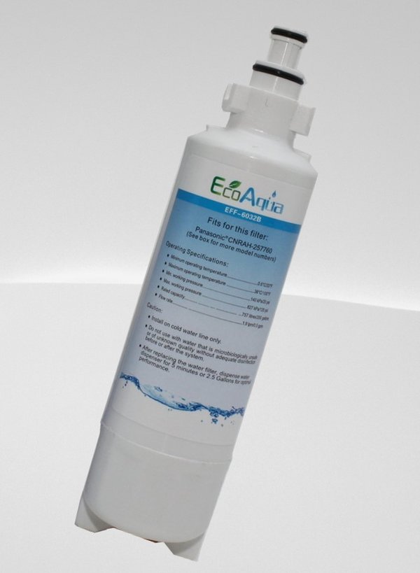 2 x Wasserfilter EcoAqua kompatibel Panasonic CNRAH-257760 CNRBH-125050