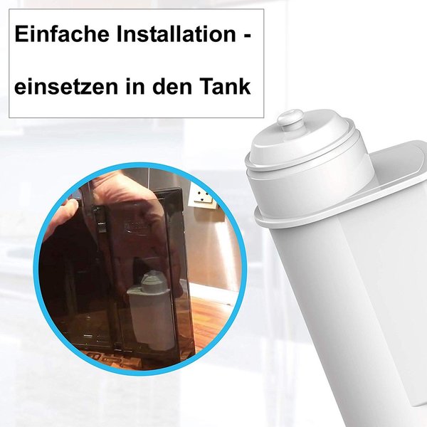 3 x Filterpatrone ECF-7001A (AQK-01) ersetzt Brita Intenza für Bosch Siemens Neff Kaffeemaschinen