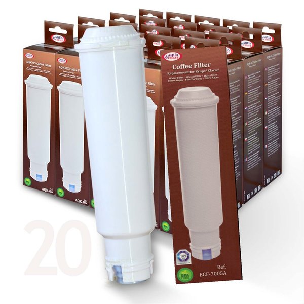 20 x Filterpatrone Aquacrest für Nivona Kaffeevollautomat kompatibel mit NIRF700 Cafe Romantica