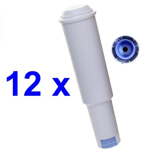 12 x Wasserfilter AQK-04 für Jura Impressa Kaffeevollautomat white