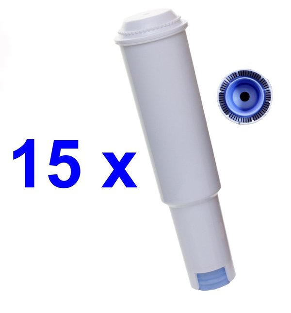 15 x Wasserfilter AQK-04 für Jura Impressa Kaffeevollautomat white