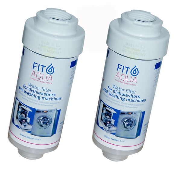 2 x FitAqua Kalkfilter für Waschmaschine Geschirrspüler Spülmaschine Qualität