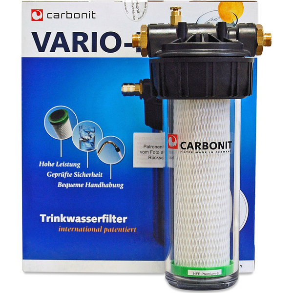 Untertischfilter Carbonit Vario-HP classic komplett mit Filter und Wasserhahn