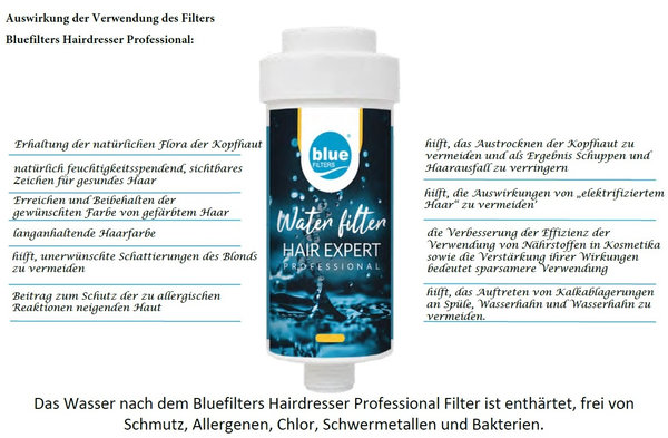 Duschfilter Hairdresser professionelle Anwendung und zu hause - Haarpflege und Haarschutz